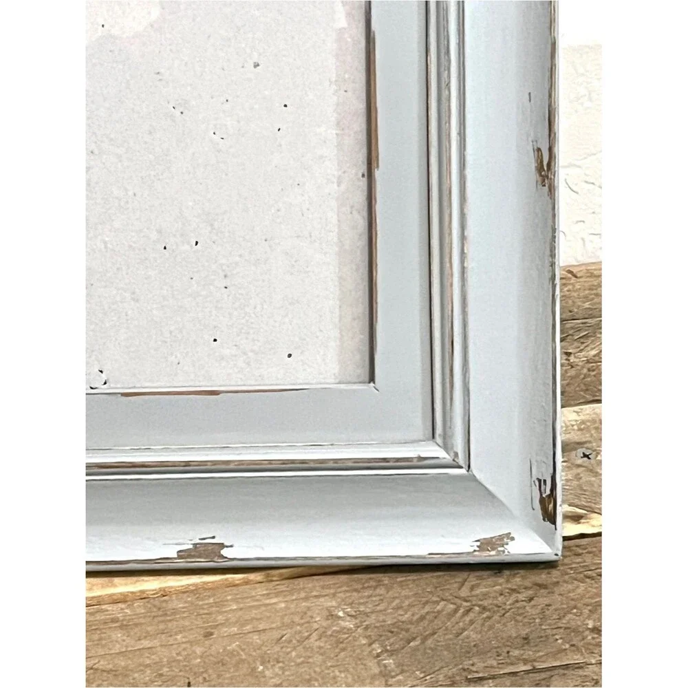 Azzure Home Distressed Gray Shabby Chic Wooden Photo Frame